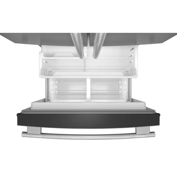 Kitchenaid® Réfrigérateur à portes françaises et profondeur standard avec distributeur d'eau intérieur , fini PrintShield™ - 30 po - 20 pi cu KRFF330SPS