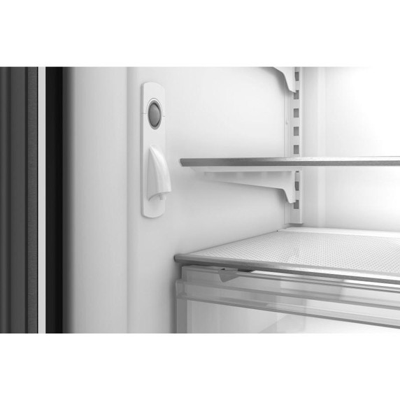 Kitchenaid® Réfrigérateur à portes françaises, profondeur standard et distributeur intérieur de 22 pi cu - 33 po KRFF333SPS