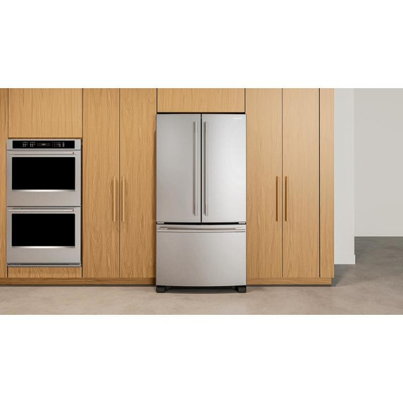 Kitchenaid® Réfrigérateur à portes françaises, profondeur standard et distributeur intérieur de 25 pi cu - 36 po KRFF136SPS