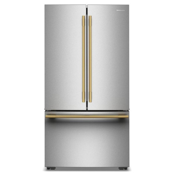 Kitchenaid® Réfrigérateur à portes françaises à profondeur de comptoir et distributeur d’eau interne KRFC336SPS