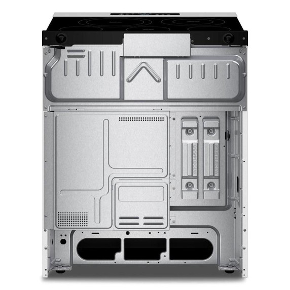 Whirlpool® Cuisinière électrique intelligente avec mode sans préchauffage et nettoyage à la vapeur de 30 po YWSES3330TW