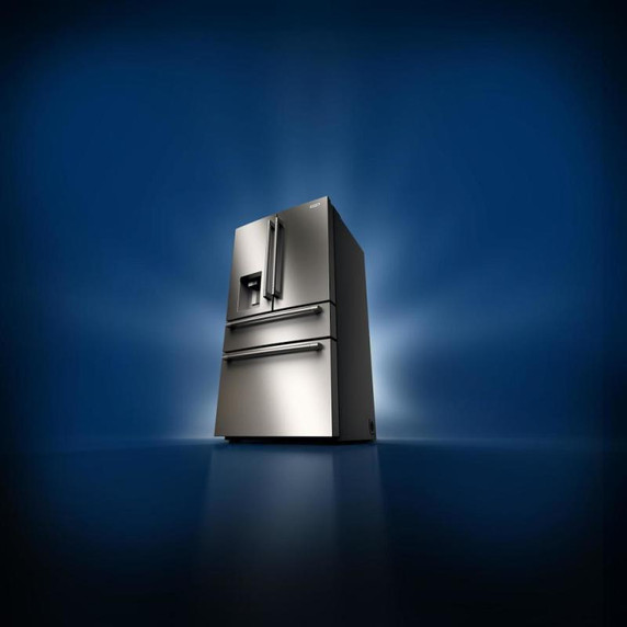 Réfrigérateur Maytag® à portes françaises et congélateur inférieur de très grande capacité avec machine à glaçons dans la porte In-Door-Ice® - 29 pi cu MRMF5436TZ