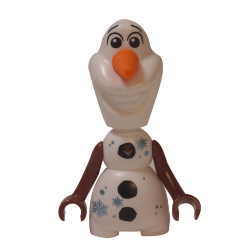 Olaf - Mini Doll Body, Metallic Blue Snowflakes