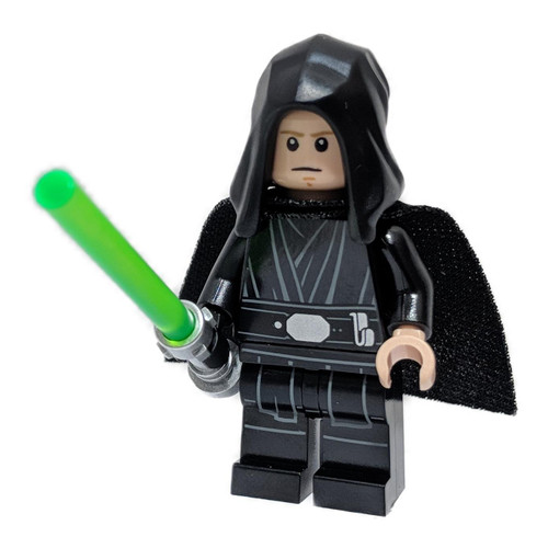 Luke Skywalker, Jedi Master (Black Hood & Cape) - LEGO Minifigure