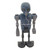 2-1B Medical Droid Dotted Badge Pattern, Dark Bluish Gray Legs