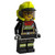 Fire - Female Minifiguur - Neon Gele Brandweerhelm en Zwarte Bril cty1544