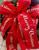 2.5 inch wide Merry Christmas ribbon Red and silver