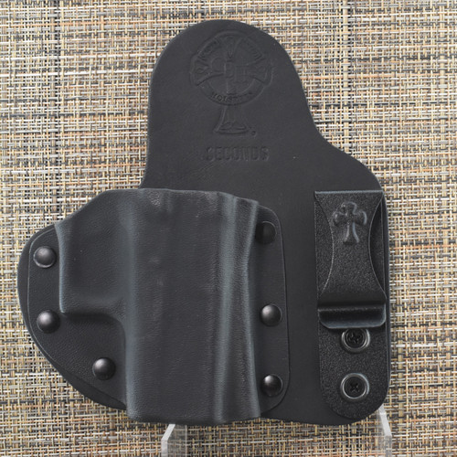 22439 CrossBreed® Appendix Carry . GLOCK 43 / 43x / 48 . Right Hand . Black Cow