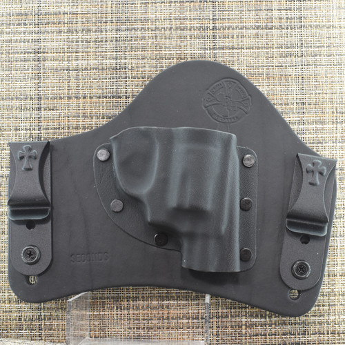 22900 CrossBreed® SuperTuck for SMITH & WESSON J-FRAME / AIRWEIGHT . Right Hand . Black Cow