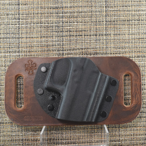 23292 CrossBreed® OWB Carry Package for GLOCK 43x/48 . Right Hand . Founders Leather