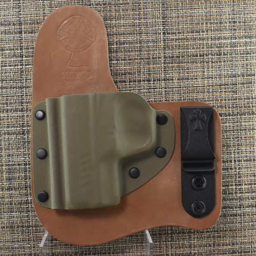 23761 CrossBreed® Freedom Carry for KIMBER R7 MAKO . Left Hand . Horse . Flat Dark Earth Pocket