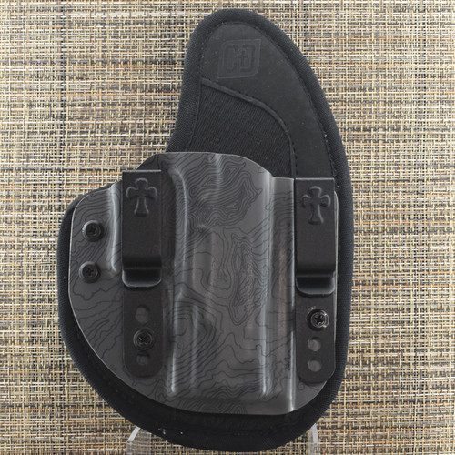 23840 CrossBreed® Reckoning for WALTHER PDP 4" . Right Hand . Comfort Backer . Terrain Grey Pocket . Optic Cut