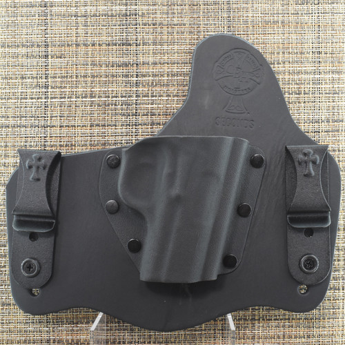 23992 CrossBreed® SuperTuck for SPRINGFIELD SA35 HI POWER SERIES . Right Hand . Black Cow . Combat Cut