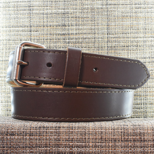 CB3260 CrossBreed® Classic Brown Belt . 38 x 1.5 . Brown Thread . Nickle Buckle