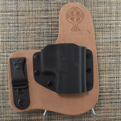 24255 CrossBreed® Freedom Carry for GLOCK 43mos/43xmos/48mos with Rail.  Right Hand . Optic Cut . Horse