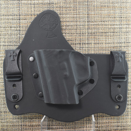 24380 CrossBreed® SuperTuck for SIG P228/P229 NO RAIL . Left Hand . Black Cow . Combat Cut