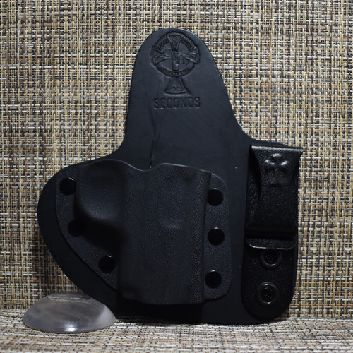 12772 CrossBreed® Mini Appendix Carry . COLT MUSTANG . Right Hand . Black Cow