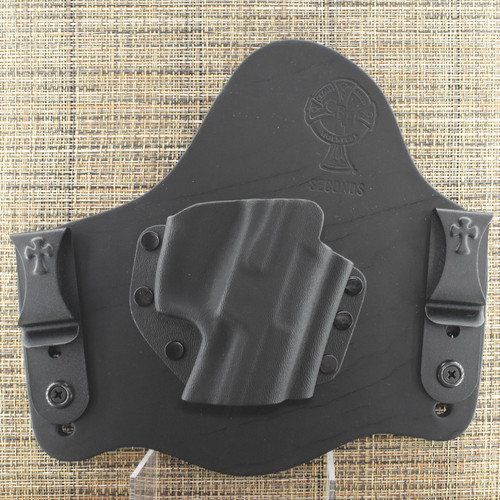 25176 CrossBreed® SuperTuck for HK VP SERIES . Right Hand . Black Cow . Optic Cut