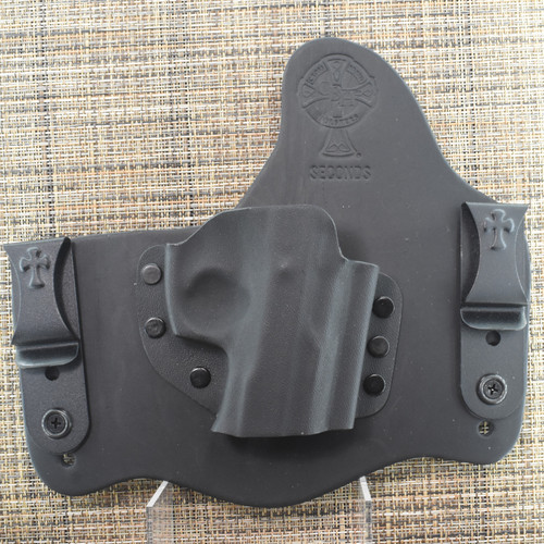 25229 CrossBreed® SuperTuck for CZ P10 SERIES . Right Hand . Black Cow . Combat and Optic Cut