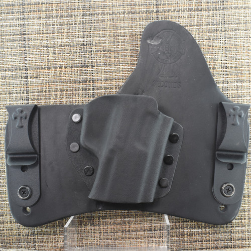 25232 CrossBreed® SuperTuck for SIG P365 X MACRO / AXG SERIES / FUSE . Right Hand . Black Cow . Combat and Optic Cut