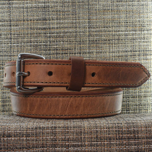 CB3610 CrossBreed® Classic Founders Leather Belt . 36 x 1.25 . Stainless Buckle