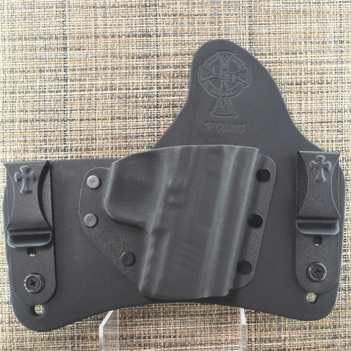25383 CrossBreed® SuperTuck for CANIK METE MC9 . Right Hand . Black Cow . Combat Cut