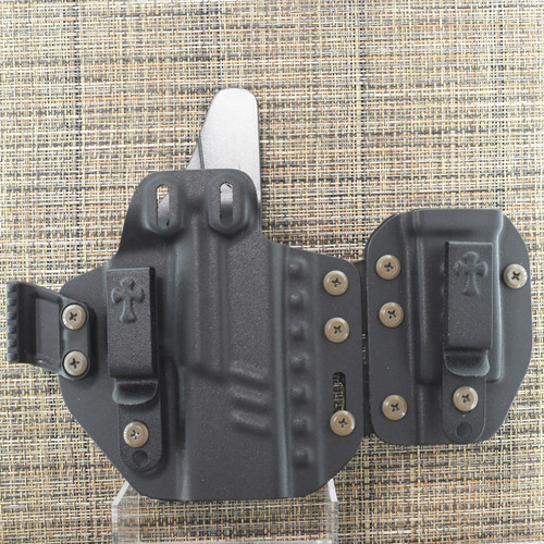 25443 CrossBreed® Rogue System for SPRINGFIELD ECHELON SERIES . Right Hand . Black . Optic Cut . Flat Dark Earth Hardware