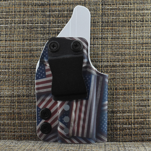 N8-699 Xecutive Holster by N8 Tactical for STOEGER STR-9 . Right Hand . Old Glory Kydex . Optic Cut