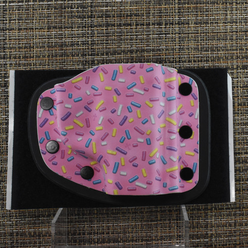 MP394 CrossBreed® Modular Pocket for RUGER LC9 . Right Hand . Black Cow . Sprinkles Pocket