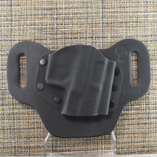 25520 CrossBreed® DropSlide for SMITH & WESSON SHIELD X . Right Hand . Black Cow . Optic Cut