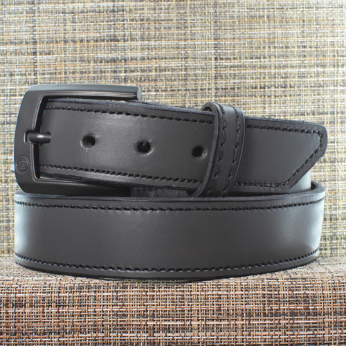 CB3664  CrossBreed® Executive Grey Belt . 42 x 1.5 . Black Thread . Tungsten Buckle