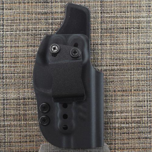 N8-714 Xecutive Holster by N8 Tactical for SMITH & WESSON SHIELD / SHIELD PLUS / SHIELD 4" 9/40/45 . Right Hand . Black Kydex . Optic Cut