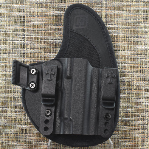 25543 CrossBreed® Reckoning for 1911 NO RAIL 4" - 4 1/4" - 4 1/2" - 5" . Right Hand . Comfort Backer . Optic Cut . Concealment Claw