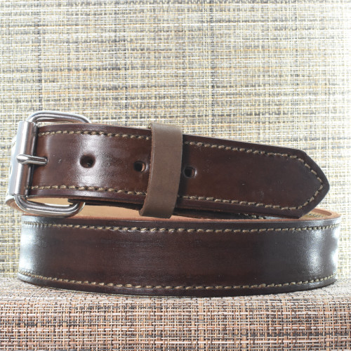 CB3684 CrossBreed® Classic Brown Belt . 43 x 1.5 . Brown Thread . Stainless Buckle