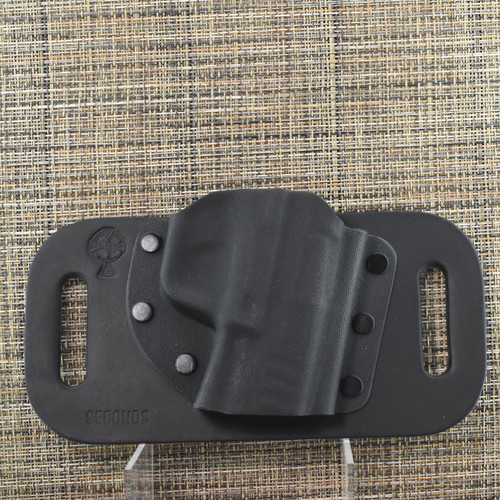 25598 CrossBreed® SnapSlide for SPRINGFIELD HELLCAT PRO . Right Hand . Black Cow . Optic Cut