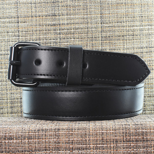 CB3718 CrossBreed® Classic Black Belt . 36 x 1.5 . Black Thread . Black Buckle