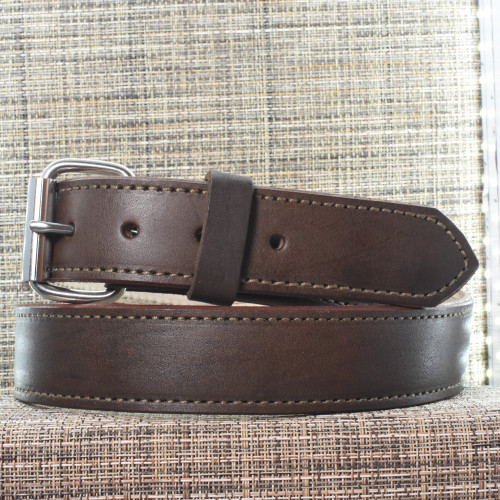 CB3731 CrossBreed® Classic Brown Belt . 42 x 1.5 . Brown Thread . Stainless Buckle