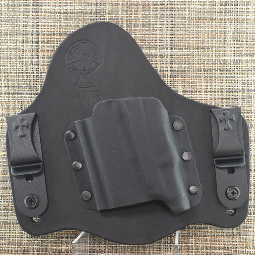 26020 CrossBreed® SuperTuck for GLOCK 43mos/43x mos/ 48mos (with rail) and STREAMLIGHT TLR-7 SUB . Left Hand . Optic Cut