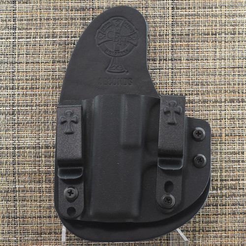 26152 CrossBreed® Reckoning for GLOCK 42 . Left Hand . Black Cow