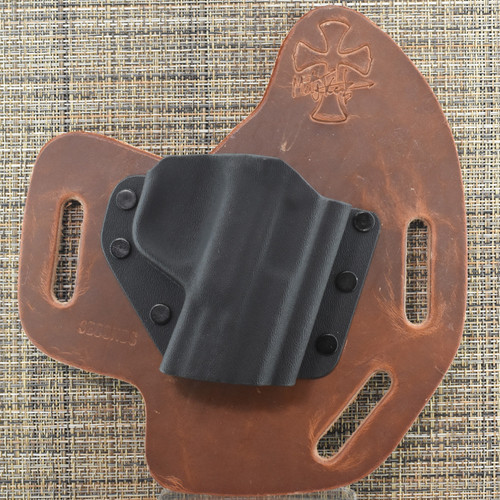 26160 CrossBreed® SuperSlide for SMITH & WESSON M&P / M&P M 2.0 . Right Hand . Combat and Optic Cut . Founders Leather