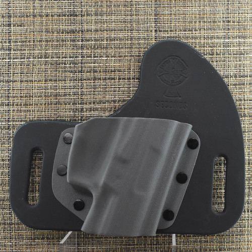 26189 CrossBreed® SnapSlide for HK VP SERIES. Right Hand . Black Cow . Sniper Grey Pocket . Sweat Guard . Combat Cut