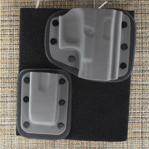 MP435 CrossBreed® Modular Pocket Package for GLOCK 17/19 . Right Hand . Black Cow . Sniper Grey Pocket