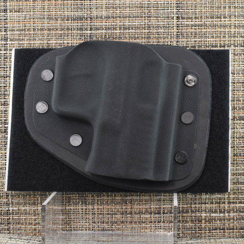 MP436 CrossBreed® Modular Pocket for SMITH & WESSON SHIELD X . Right Hand . Black Cow .  Optic Cut
