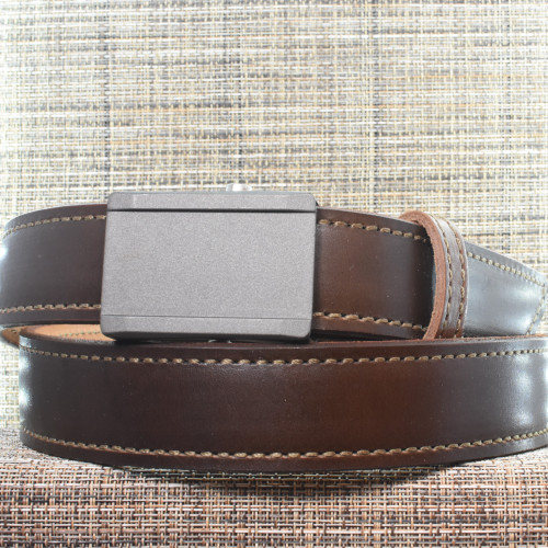 CB3786 CrossBreed® CrossOver Brown Belt . 46 x 1.5 . Brown Thread . Tungsten Buckle