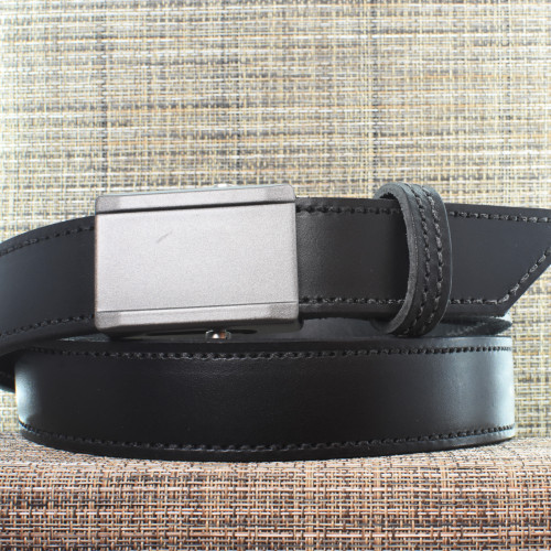 CB3789 CrossBreed® CrossOver Black Belt . 44 x 1.5 . Black Thread . Tungsten Buckle