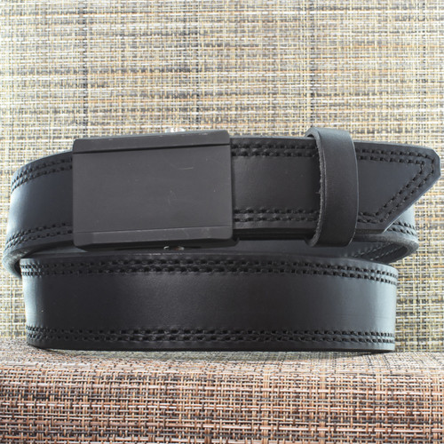 CB3805 CrossBreed® Black Belt . 38 x 1.5 . Black Thread . Black Buckle