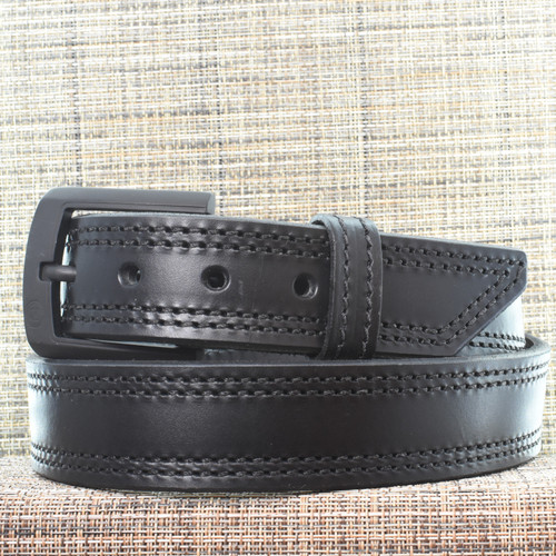 CB3827 CrossBreed® Executive Black Belt . 42 x 1.5 . Black Thread . Black Buckle