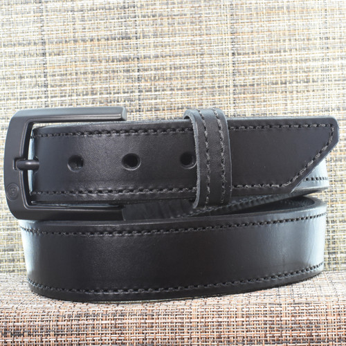 CB3832 CrossBreed® Executive Black Belt . 40 x 1.5 . Black Thread . Black Buckle