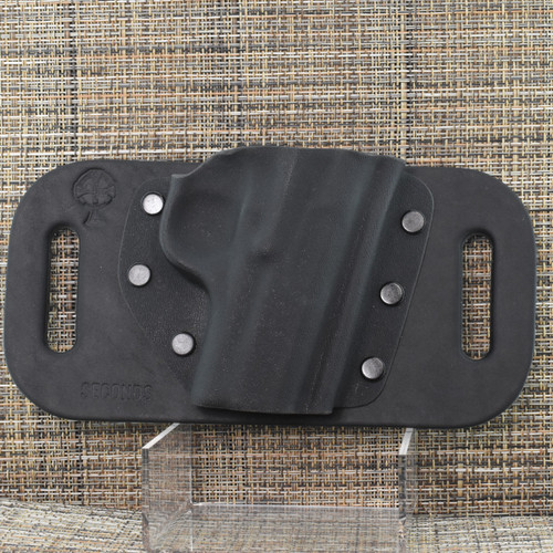 26294 CrossBreed® SnapSlide for SPRINGFIELD SA 35 / HI POWER . Right Hand . Black Cow