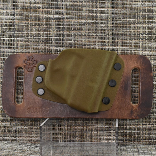 26303 CrossBreed® SnapSlide for MICRO DESERT EAGLE . Right Hand . Founders Leather . Coyote Tan Pocket